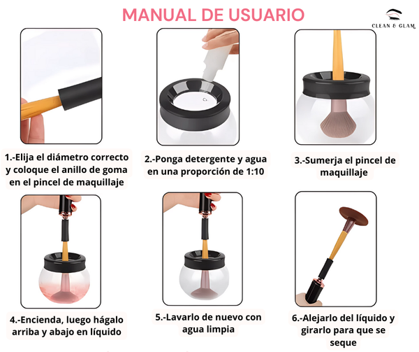 LIMPIADOR DE BROCHAS ELÉCTRICO