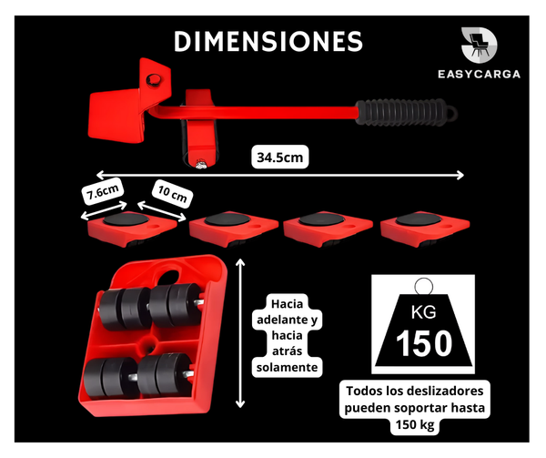 ELEVADOR DE MUEBLES PESADOS